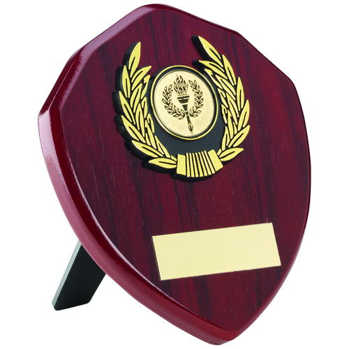 Rosewood Plaque with a Gold or Silver Trim