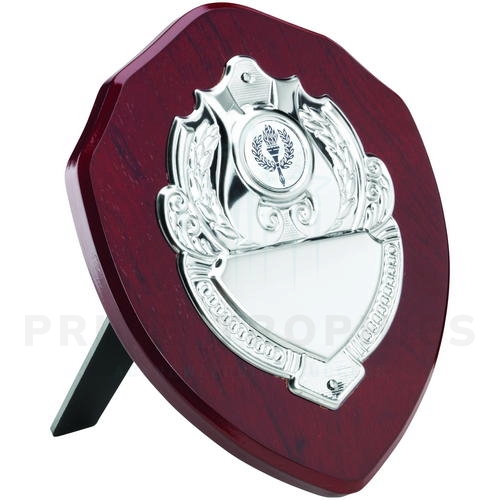 Rosewood Shield with a Chrome Front