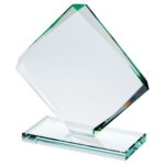 Jade Glass Diamond Award in a Presentation Box