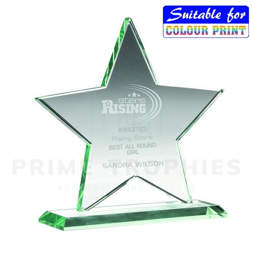 Fabulous Star Jade Glass Award