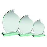 Popular Teardrop Jade Glass Award