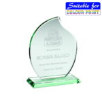 Popular Teardrop Jade Glass Award