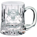 Crystal Cut Glass Tankard with Panel