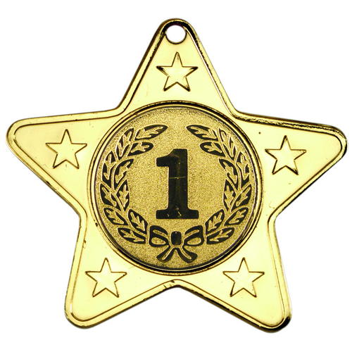 Star Shaped Medal with Changeable Centre