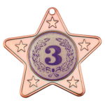 Star Shaped Medal with Changeable Centre