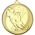 50mm Multi-Line Rugby Medal