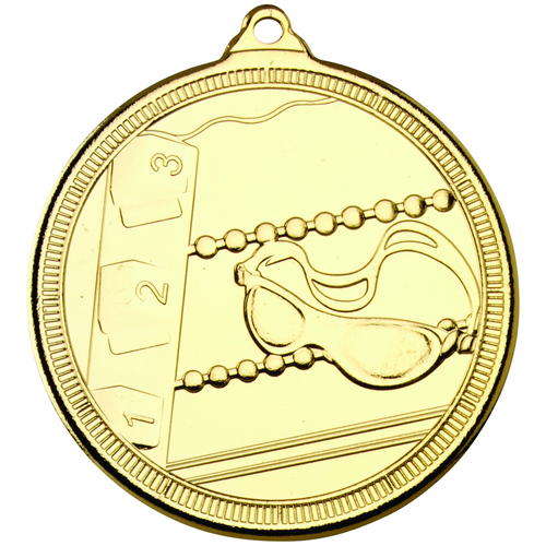 50mm Multi-Line Swimming Medal