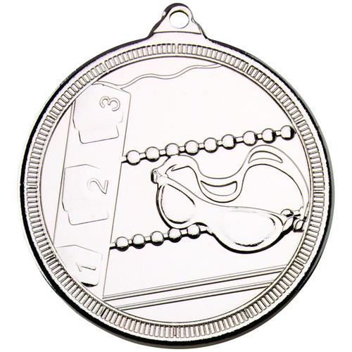 50mm Multi-Line Swimming Medal