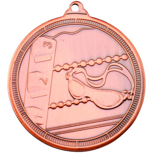 50mm Multi-Line Swimming Medal