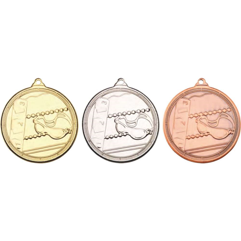 50mm Multi-Line Swimming Medal