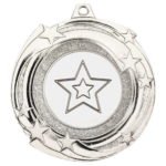 Shiney Star Cyclone Medal with a Changeable Centre