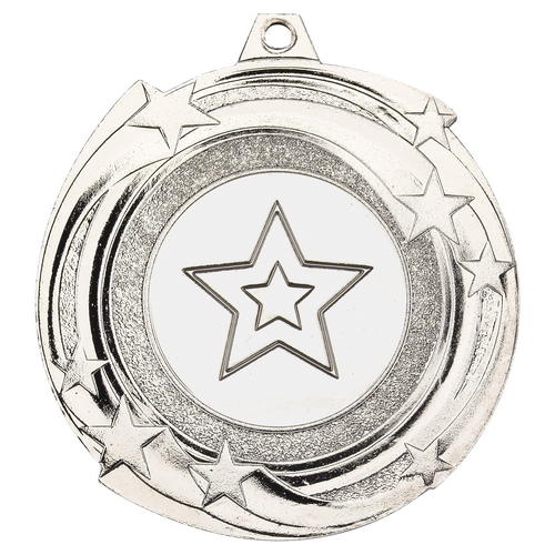 Shiney Star Cyclone Medal with a Changeable Centre