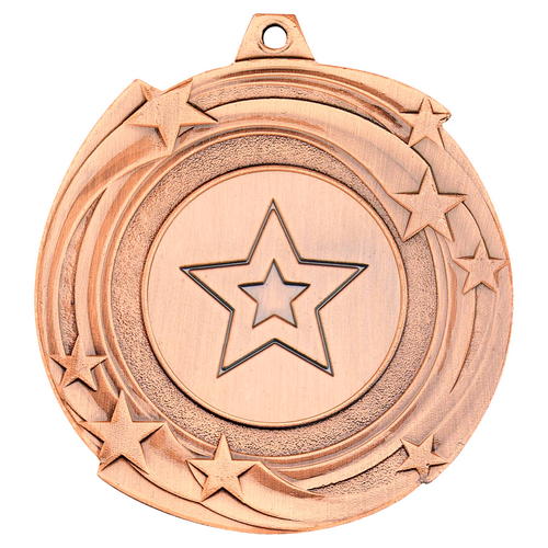 Shiney Star Cyclone Medal with a Changeable Centre