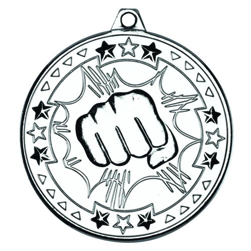 50mm Tri-Star Martial Arts Medal