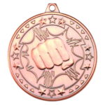 50mm Tri-Star Martial Arts Medal