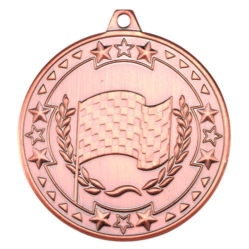 50mm Tri-Star Motor Sport Medal