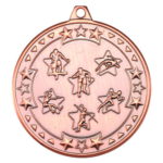 50mm Tri-Star Athletics Medal