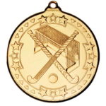 50mm Tri-Star Hockey Medal