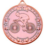 50mm Tri-Star Cycling Medal