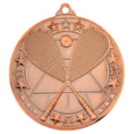 50mm Tri-Star Squash Medal