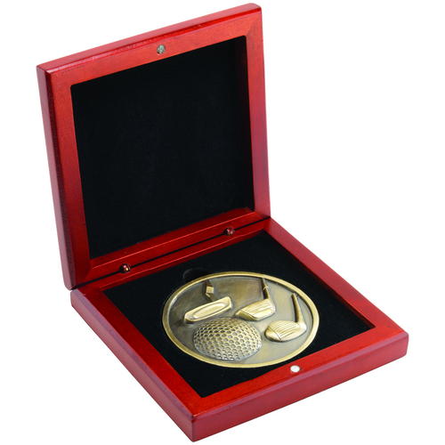 Large Wooden Medal Box