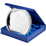 Silver Finished Rope Salver in a Presentation Box