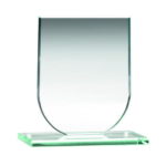 Great Value Shield Jade Glass Award