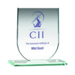 Great Value Shield Jade Glass Award