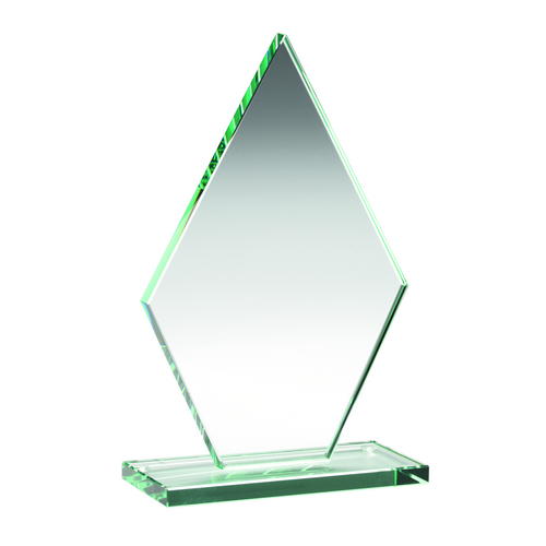 Value Tall Diamond Jade Glass Award