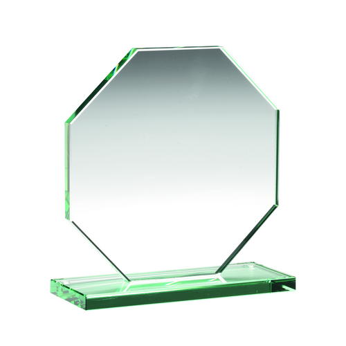 Great Value Quality Octagon Jade Glass Award