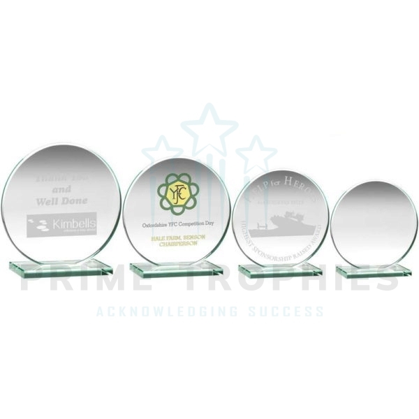 Economy Jade Glass Round Award