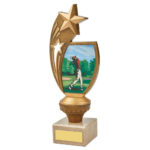 Shooting Star Male Golfer Trophy