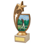 Shooting Star Male Golfer Trophy