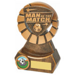 Shield Man of the Match Football Trophy