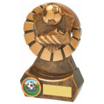 Shield Boot & Ball Football Trophy