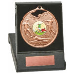 Team Football Medal in Case