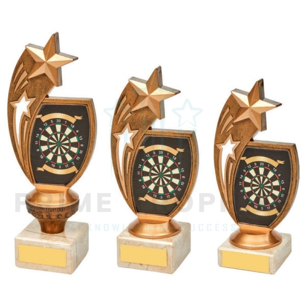 Dartboard Shooting Stars Darts Trophy