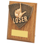 Wood Plaque with Loser Trim