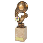 Column Boot & Ball Football Trophy