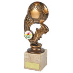 Column Boot & Ball Football Trophy