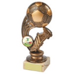 Column Boot & Ball Football Trophy