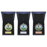 60mm Male Golfer Medal in Case