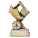 Gold & Silver Boot and Ball Trophy