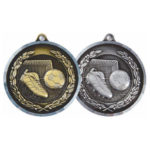 Diamond Milled Edge Football Medal