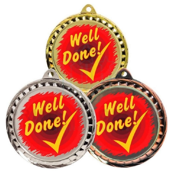 Colour Print Well Done Medal