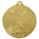 Male Kick Football Medal