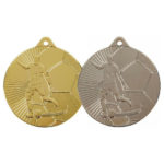 Male Kick Football Medal