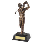 Male Golfer Statue Golf Trophy