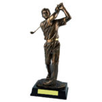 Male Golfer Statue Golf Trophy