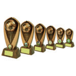 Posts & Ball Football Trophy